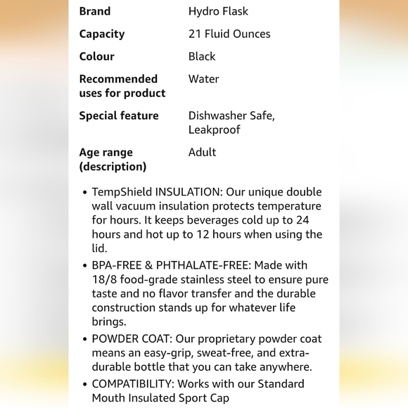 Hydro Flask Straw Bottle - Picture 3 of 9